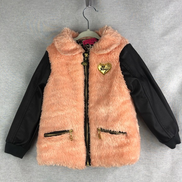 Betsey Johnson Other - ⭐️ Betsey Johnson Fur Leather Jacket